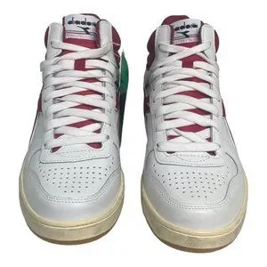 Diadora | Shoes | Diadora Mens Basket Mid Red White Used  display picture 1